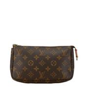 Louis Vuitton Vintage Pre-owned Plast kuvertvskor Brown, Dam