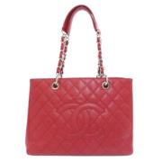 Chanel Vintage Pre-owned Laeder chanel-vskor Red, Dam