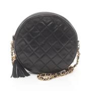 Chanel Vintage Pre-owned Tyg chanel-vskor Black, Dam