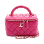 Chanel Vintage Pre-owned Laeder chanel-vskor Pink, Dam