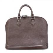 Louis Vuitton Vintage Pre-owned Tyg handvskor Brown, Dam