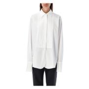 Jil Sander Vit Plastron Casual Skjorta - Damkläder Aw23 White, Dam