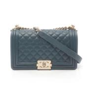 Chanel Vintage Pre-owned Laeder chanel-vskor Green, Dam