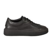 Antony Morato Läder Sneakers med Gummisula Black, Herr