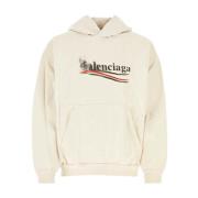 Balenciaga Stilig Sweatshirt för Män Beige, Herr