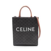 Celine Vintage Pre-owned Laeder handvskor Brown, Dam