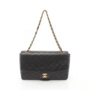 Chanel Vintage Pre-owned Tyg chanel-vskor Black, Dam