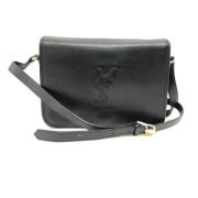 Yves Saint Laurent Vintage Pre-owned Laeder axelremsvskor Black, Dam