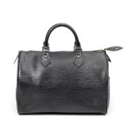 Louis Vuitton Vintage Pre-owned Laeder handvskor Black, Dam