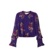 Twinset Blommiga Twin-set Skjortor Purple, Dam