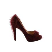 Christian Louboutin Pre-owned Pre-owned Paels klackskor Red, Dam