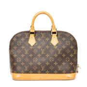 Louis Vuitton Vintage Pre-owned Canvas handvskor Brown, Dam