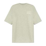 Anine Bing T-shirt med tryck Gray, Dam