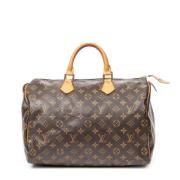 Louis Vuitton Vintage Pre-owned Canvas handvskor Brown, Dam