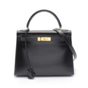 Hermès Vintage Pre-owned Tyg handvskor Black, Dam