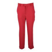 Semicouture Polyesterbyxor Red, Dam