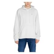 Tommy Hilfiger Mäns Flaggsweatshirt White, Herr