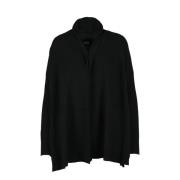 Alpha Studio Mjuk Ull Cashmere Kofta Black, Dam