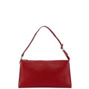 Louis Vuitton Vintage Pre-owned Laeder louis-vuitton-vskor Red, Dam