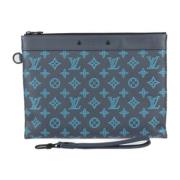 Louis Vuitton Vintage Pre-owned Canvas kuvertvskor Black, Dam