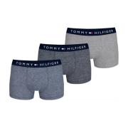 Tommy Hilfiger Multifärgad Bomull Stretch Boxers Pack Multicolor, Herr