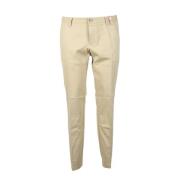 At.P.Co Bomull Elastan Byxor Beige, Herr