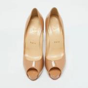 Christian Louboutin Pre-owned Pre-owned Tyg klackskor Beige, Dam