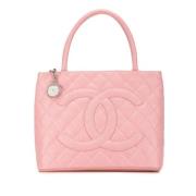 Chanel Vintage Pre-owned Laeder chanel-vskor Pink, Dam