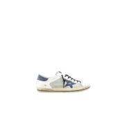 Golden Goose Super-Star Sneakers med ödletryck White, Herr