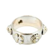 Chanel Vintage Pre-owned Vitt guld ringar Gray, Dam