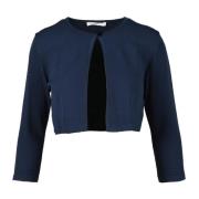 Charlott Stilig Viskos Polyester Topp Blue, Dam