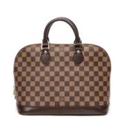 Louis Vuitton Vintage Pre-owned Canvas handvskor Brown, Dam