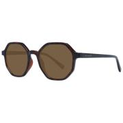 Ted Baker Brun Herr Solglasögon Rund Ram Brown, Herr