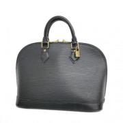 Louis Vuitton Vintage Pre-owned Tyg louis-vuitton-vskor Black, Dam