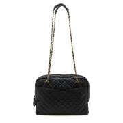 Chanel Vintage Pre-owned Laeder chanel-vskor Black, Dam