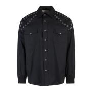 Alexander McQueen Casual Shirts Black, Herr