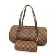 Louis Vuitton Vintage Pre-owned Tyg louis-vuitton-vskor Brown, Dam