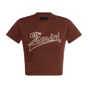 Amiri Mönstrad T-shirt Red, Dam