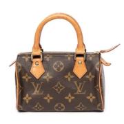 Louis Vuitton Vintage Pre-owned Canvas handvskor Brown, Dam