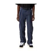 Dickies Blå Oversized Byxor Casual Stil Blue, Herr