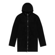 Giorgio Brato Svart Shearling Huva Kappa Black, Herr