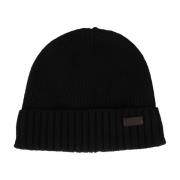 Barbour Klassisk Beanie Mössa Black, Herr