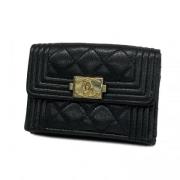 Chanel Vintage Pre-owned Laeder plnbcker Black, Dam