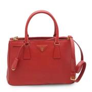 Prada Vintage Pre-owned Laeder handvskor Red, Dam