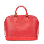 Louis Vuitton Vintage Pre-owned Laeder handvskor Red, Dam