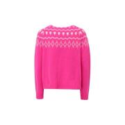 Kujten Rosa Cashmere Sweater Fw24 Pink, Dam