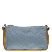 Prada Vintage Pre-owned Canvas prada-vskor Blue, Dam