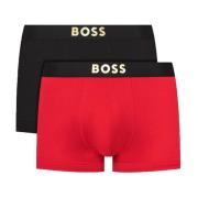 Hugo Boss 2-Pack Bomullsboxers - Multifärgad Slip Multicolor, Herr