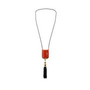 Yves Saint Laurent Vintage Pre-owned Metall halsband Red, Dam