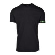 Dsquared2 Bomull Elastan Underkläder T-shirt Black, Herr